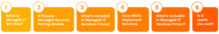 A guide to managed IT services pricing