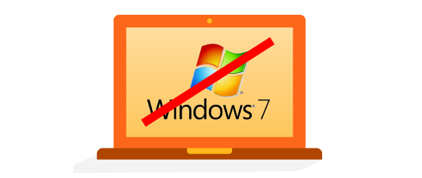 laptop with windows 7 error