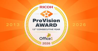 Office1 Wins Ricoh ProVision 2026 for 13th Consecutive Year