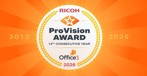 Office1 Wins Ricoh ProVision 2026 for 13th Consecutive Year