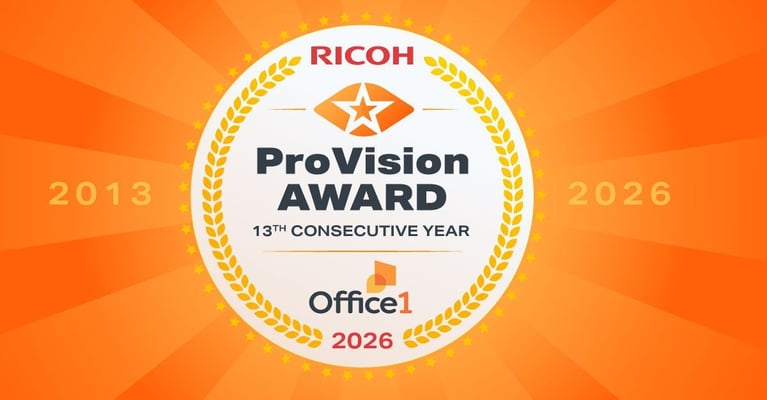 Office1 Wins Ricoh ProVision 2026 for 13th Consecutive Year