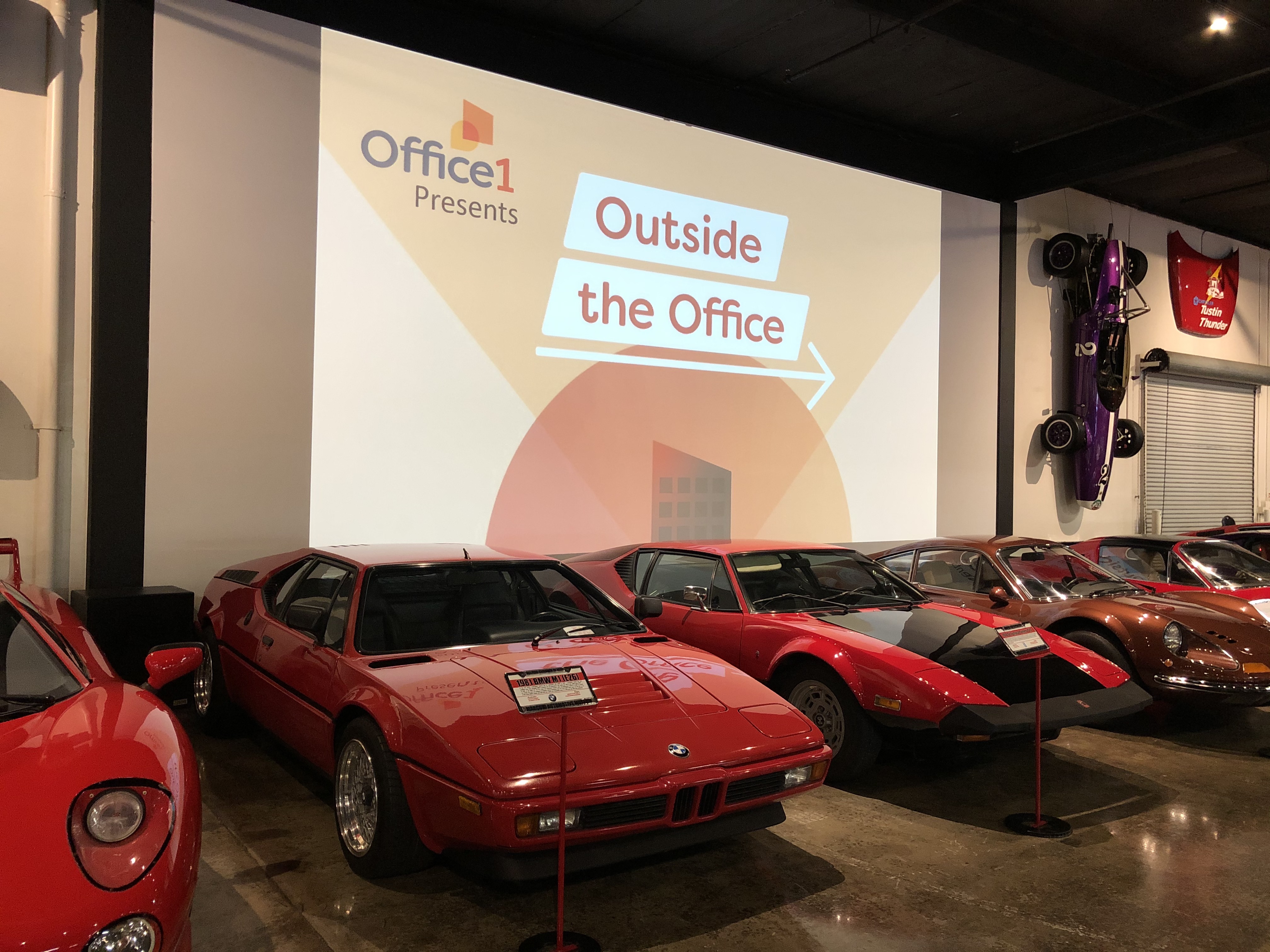 Office1 hosts Outside the Office at the Marconi Automotive Museum